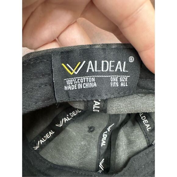 Aldeal Boys Fishing Flag Black Baseball Hat - Picture 4 of 4